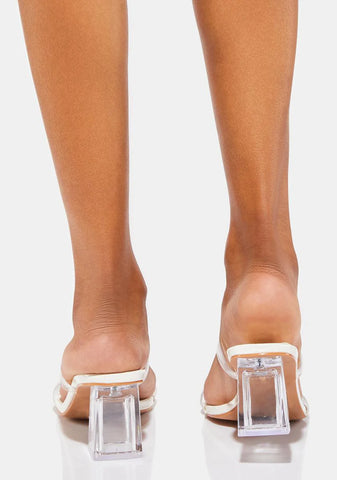 Purely Understood The Assignment Clear Heels