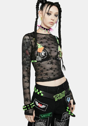 Stellar Headliner Fishnet Top