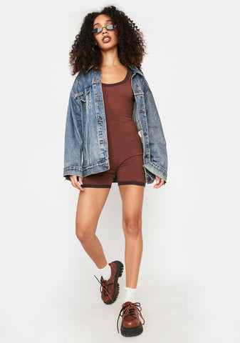 Blown Away Fitted Romper