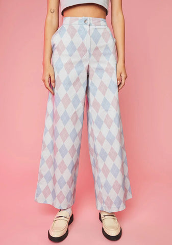 Classroom Envy Argyle Trousers