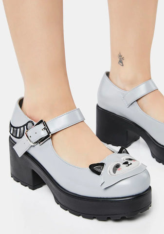 Rogue Raccoon Tira Mary Janes