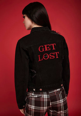 Let There Be Dark Patched Jacket