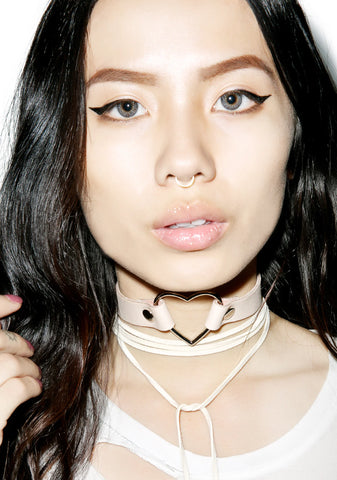 Hermosa Heart O-Ring Choker