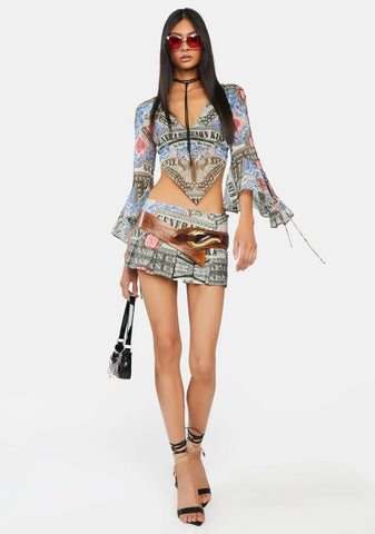 Billionaire Chiffon Top