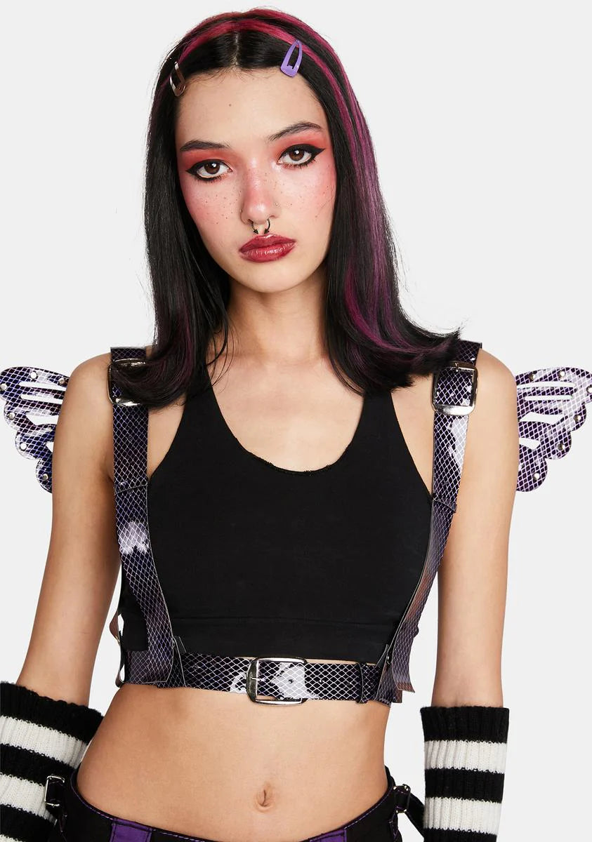 Iridescent Butterfly Wings Harness