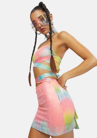 Wings Of Paradise Wrap Top