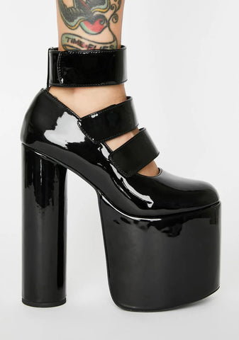 Sick Of Suburbia Platform Mary Janes