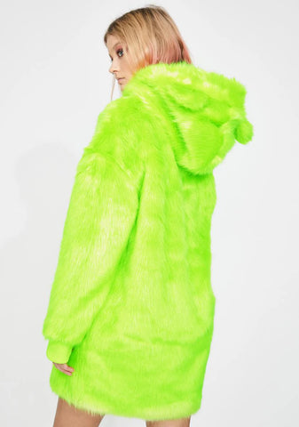 Mainstage Martian Faux Fur Jacket