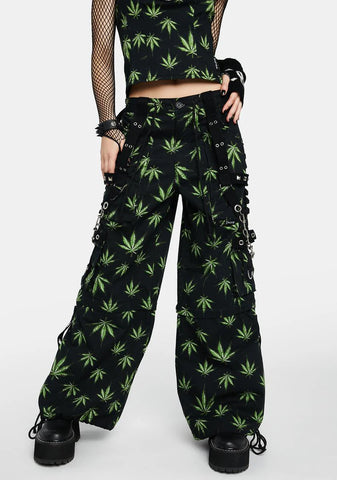 Grass Dark Street Pants