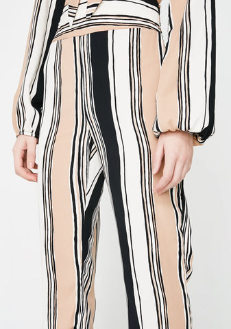 Planning My Takeover Striped Trousers
