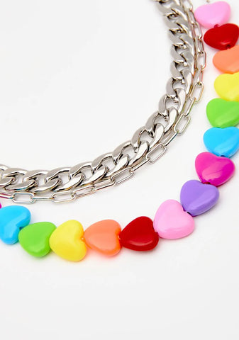 Sweet Kiss Layered Necklace