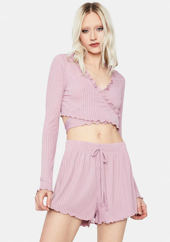 Violet Secret Rendezvous Shorts Set