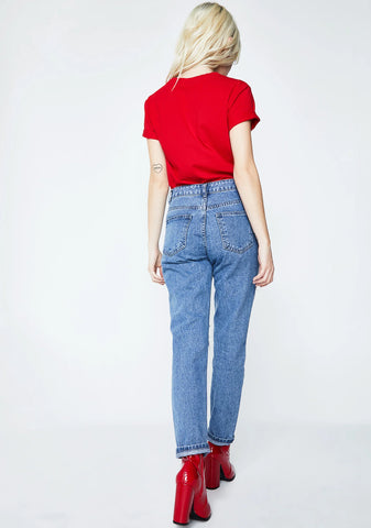 Linked Up Distressed Jeans