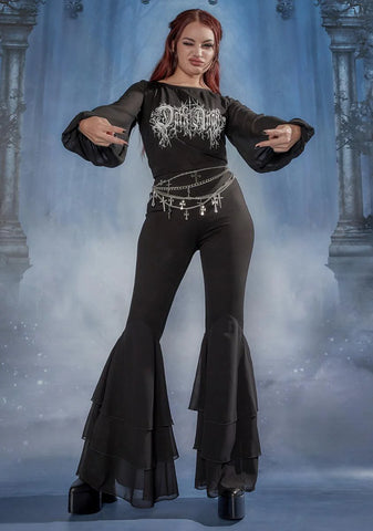 Angel Of Death Chiffon Sleeve Top