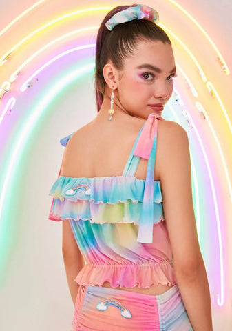 Spreading Kindness Mesh Top