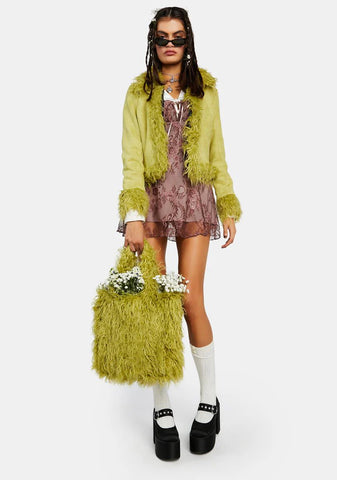 Lush Spreading Love Shaggy Tote Bag