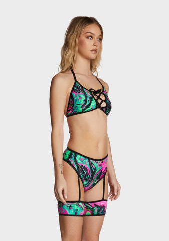 Acid Waves Assassin Underboob Top