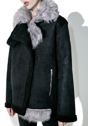 Twice As Nice Faux Fur Jacket