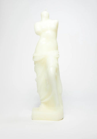 Mysterious Masterpiece Roman Statue Candle