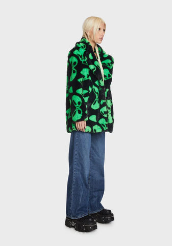 Alien Hendrix Faux Fur Coat
