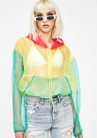 Bae Spectrum Organza Hoodie
