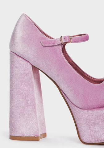 Sweet Dancing For You Platform Mary Janes