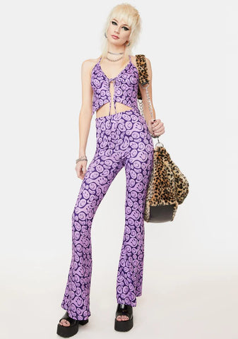 I'm Melting Printed Halter Top