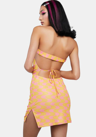 Summer Nights Cut-Out Mini Dress