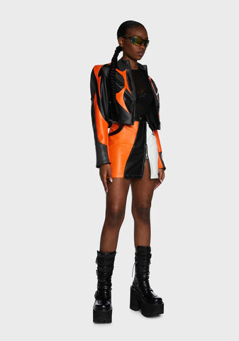 Synth City Skirt Set