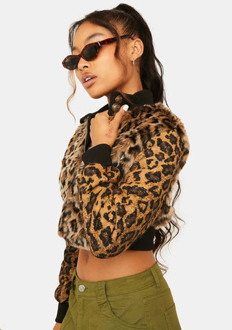 Untamed Leopard Print Jacket