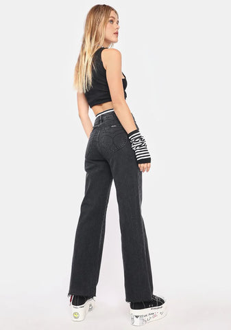 Comfort Shadow Eastcoast Flare Crop Jeans