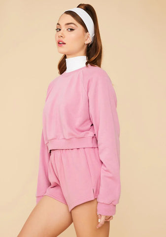 Orchid Calling Crazy Elastic Waist Shorts