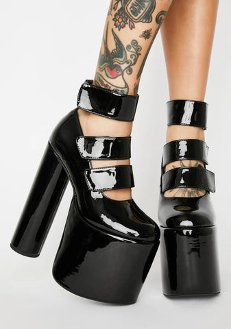 Sick Of Suburbia Platform Mary Janes