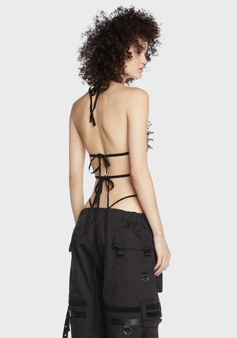 Dick Studded Bra Top