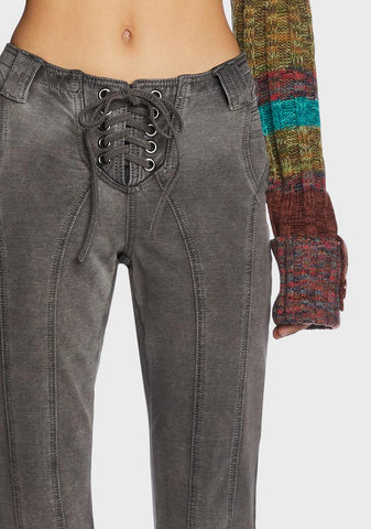 Unstructured Chaos Low-Rise Pants