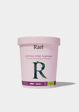 Super Organic Cotton Tampons With Plant-Based Applicators