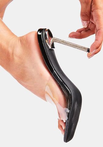 Where You Wanna Be Clear Heels