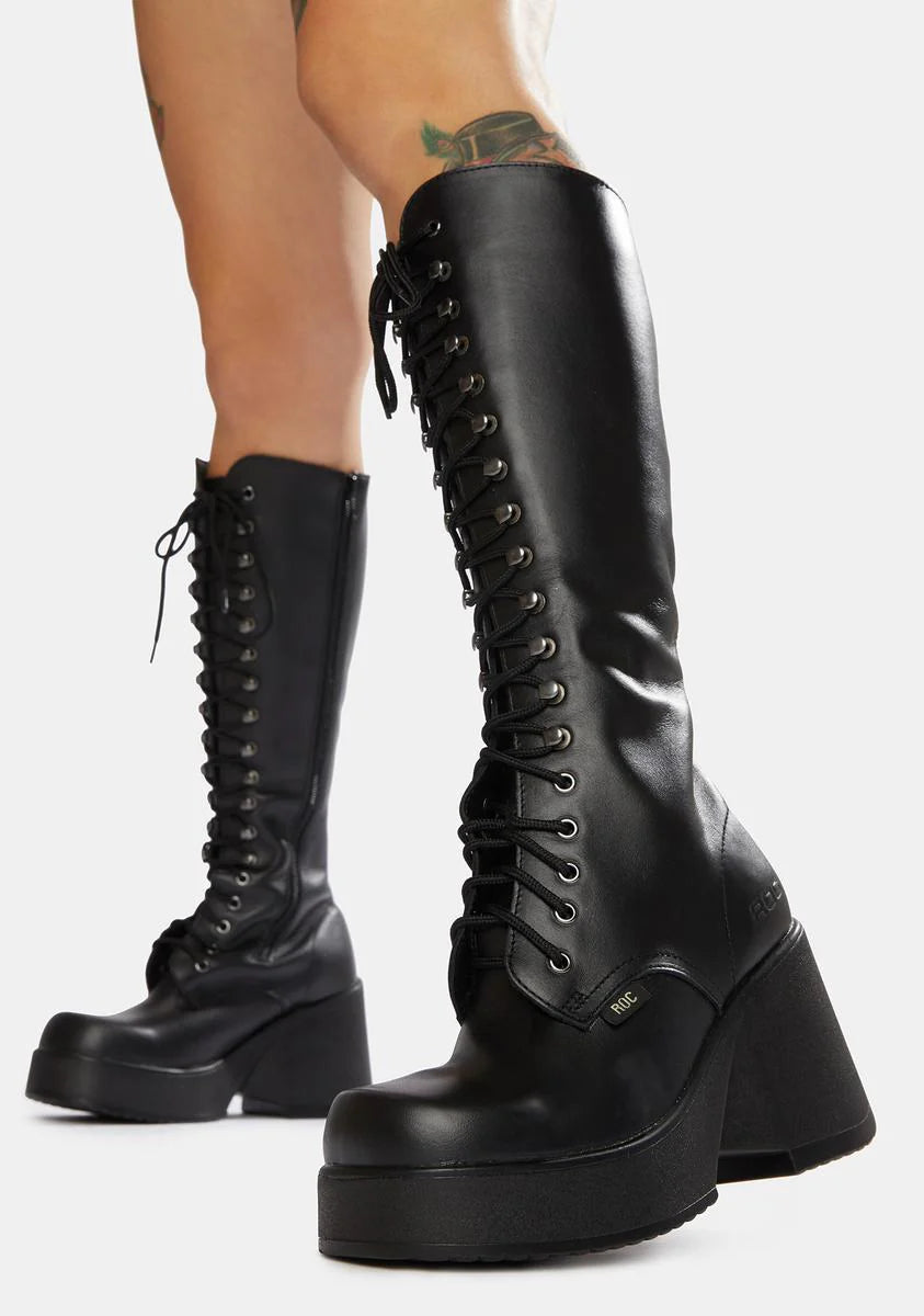 Phoenix Leather Knee High Boots