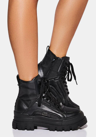 Aspha Com2 Lace Up Boots