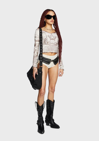 A Witch's Brew Cropped Tee