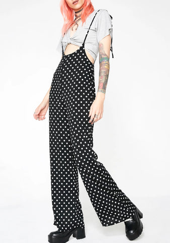 Talk To Me Sweet Polkadot Jumpsuit