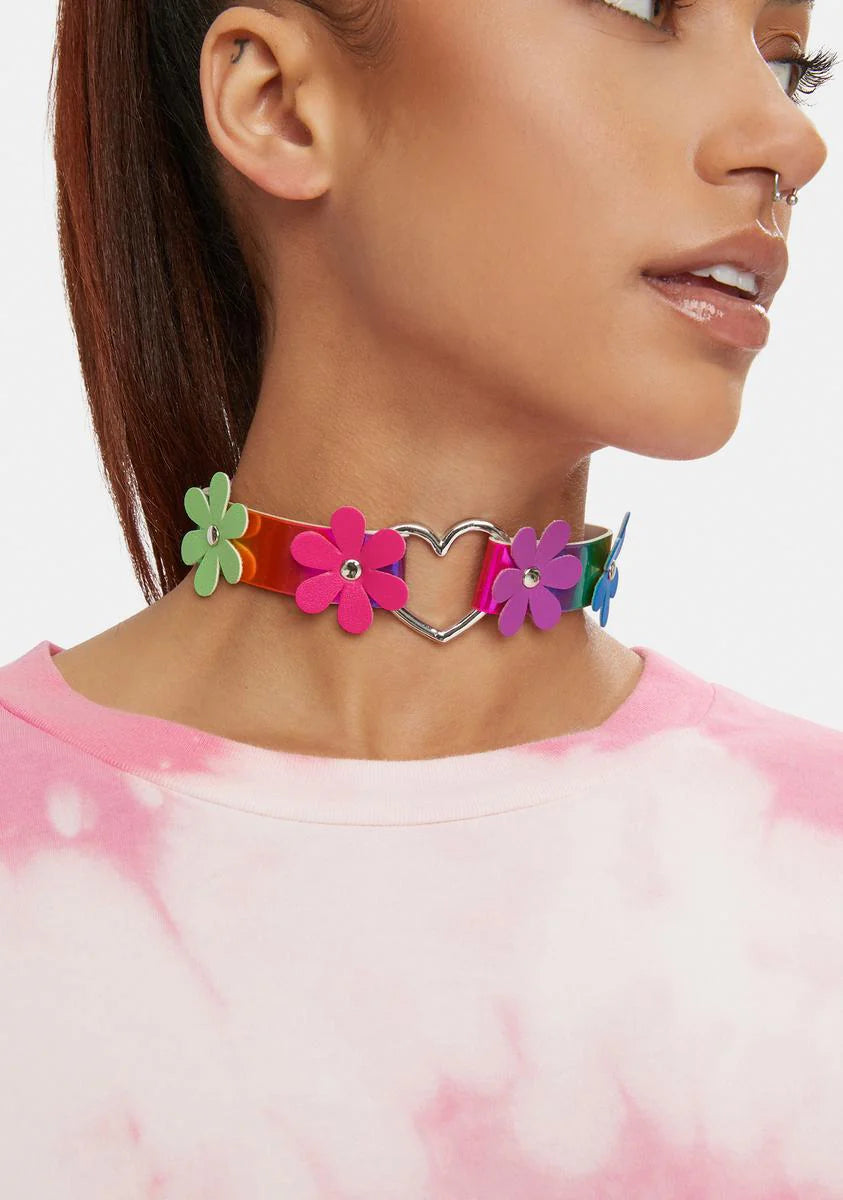Sunshine And Smiles Flower Choker
