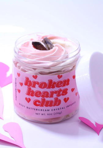 Broken Hearts Club Crystal Infused Body Buttercream