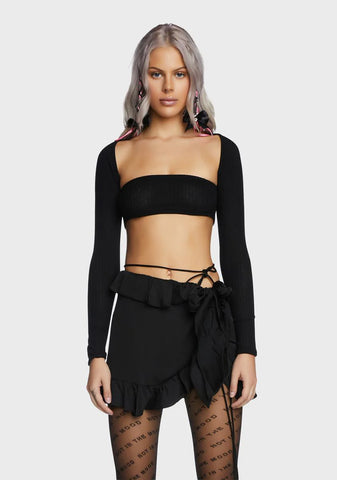 Carnival Meet Cute Micro Long Sleeve Top