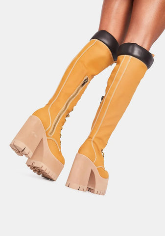 Step It Out Platform Work Boots