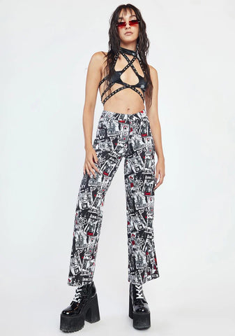 Concert In Hell Wide Leg Pants