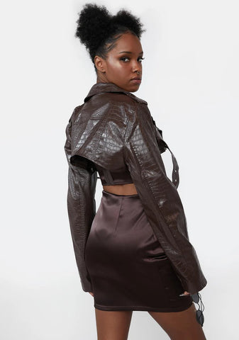 My Main Squeeze Cropped Moto Jacket