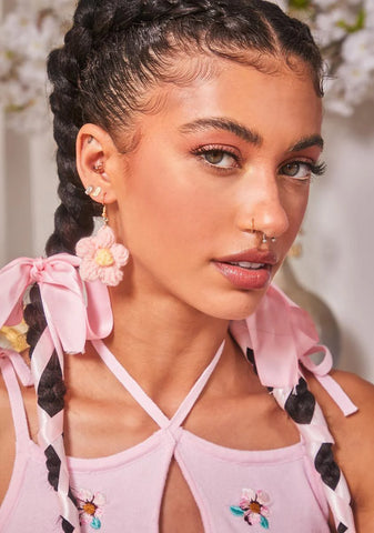 Cupcake Likeable Mood Drop Earrings