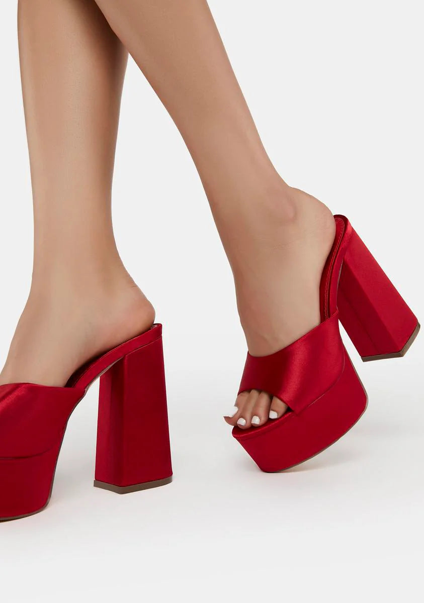 Love Me Down Heeled Mules