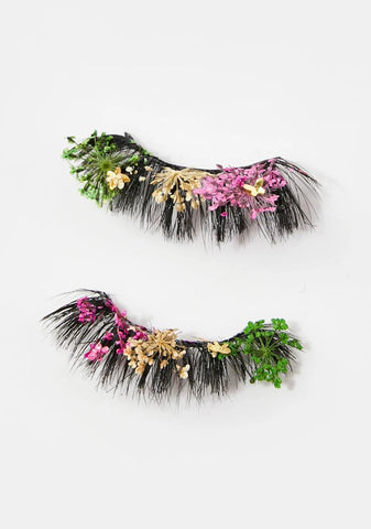 Green XL Flower Power Lashes